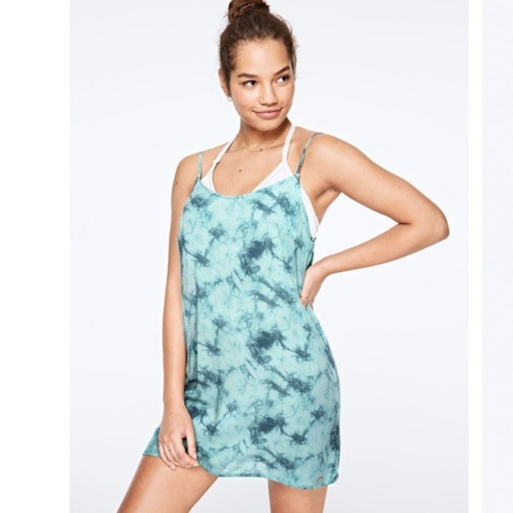 Victoria's Secret PINK‎ Tie Dye Swim Coverup Slip Dress Size XS NWT